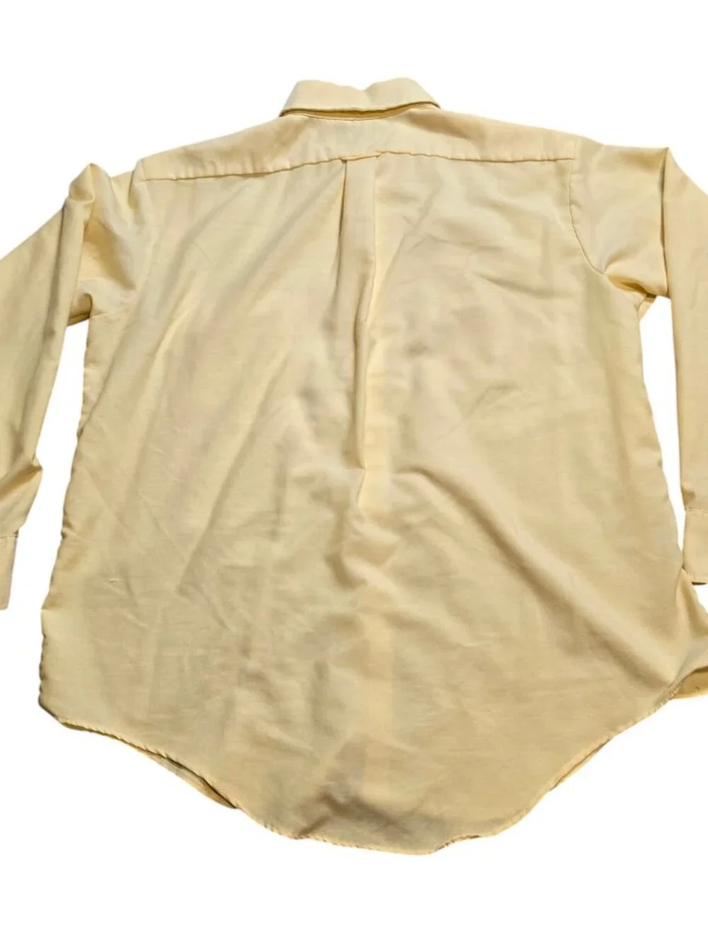 Vintage 1960’s Men’s Elderado Long Sleeve Yellow Button Down XXL